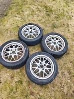 BBS Craters 16 inch velgen met winterbanden 4x114.3, Ophalen, Gebruikt, 16 inch, Banden en Velgen