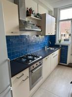 Zandkleurige keuken compleet, Huis en Inrichting, Keuken | Complete keukens, Gebruikt, Ophalen of Verzenden, Composiet