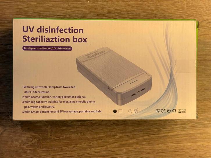 UV Desinfectie Sterilisatie Box, Sport en Fitness, Gezondheidsproducten en Wellness, Nieuw, Ophalen of Verzenden