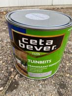 Cetabever tuinbeits licht grijs 2,5 liter, Doe-het-zelf en Verbouw, Verf, Beits en Lak, Minder dan 5 liter, Ophalen, Nieuw, Verf