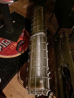 2x grote industriële TL verlichting XL, Huis en Inrichting, Lampen | Hanglampen, Ophalen, Gebruikt, Glas, Minder dan 50 cm