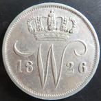 10 Cent 1826U, Verzenden, Zilver, 10 cent, Koning Willem I