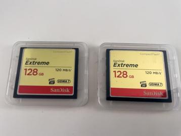 SanDisk Extreme CF-kaart 128 GB beschikbaar voor biedingen