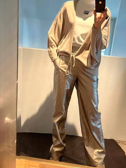 Vegan broek Aimee the label, Kleding | Dames, Broeken en Pantalons, Zo goed als nieuw, Zwart, Verzenden