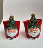 Bloempotjes kerstman 10cm, Nieuw, Diversen, Kerst, Verzenden, Nieuw