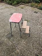 Vintage Opklapbare Stoel/Trap, Ophalen, Gebruikt, Vintage, Metaal