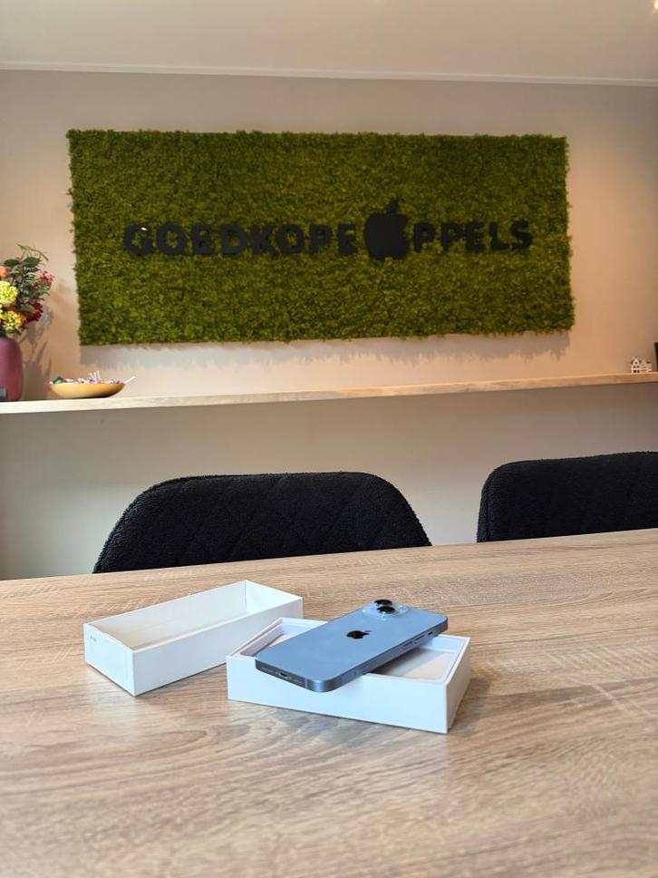 iPhone 14 256GB Blauw | 100% batterij, Telecommunicatie, Mobiele telefoons | Apple iPhone, Nieuw, 256 GB, Zonder abonnement, Met simlock