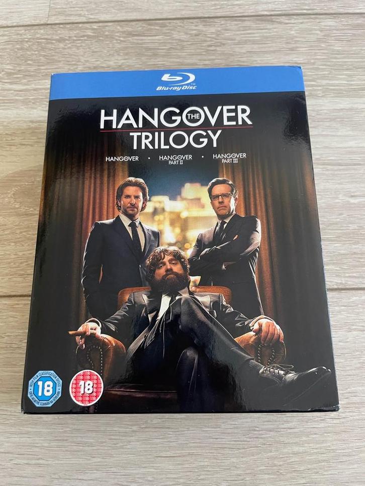 The Hangover 1 2 3 Trilogie Blu-ray box set Bradley Cooper, Cd's en Dvd's, Blu-ray, Gebruikt, Avontuur, Boxset, Ophalen