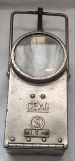 Vintage CEAG acculamp, mijnlamp, Ophalen of Verzenden, Gebruikt