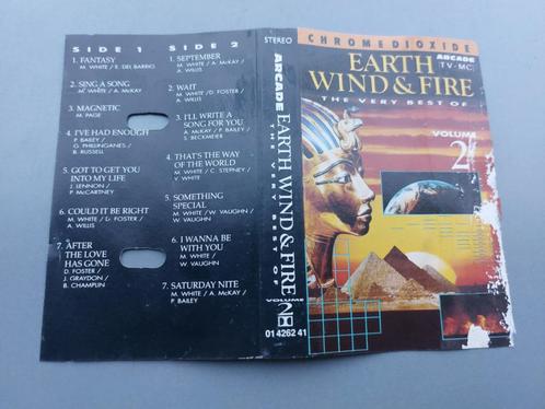 EARTH WIND & FIRE - THE VERY BEST OF VOL. 2 (CASSETTEBANDJE), Cd's en Dvd's, Cassettebandjes, Gebruikt, Origineel, Pop, 1 bandje