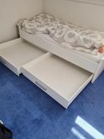 bed 1 persoon wit, Huis en Inrichting, Slaapkamer | Bedden, Ophalen, 100 cm, Eenpersoons, Zo goed als nieuw
