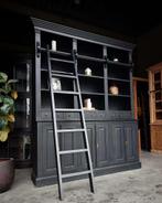Boekenkast | Winkelkast | Bibliotheekkast met Ladder #2674, Huis en Inrichting, Kasten | Boekenkasten, Niet ingevuld, Gebruikt