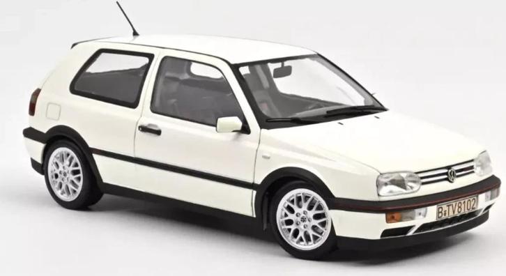1:18 Volkswagen Golf MK3 GTI – 1996 – Candy Wit NOREV, Hobby en Vrije tijd, Modelauto's | 1:18, Nieuw, Auto, Norev, Ophalen of Verzenden