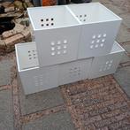 Voor de Kallax en/of Expedit kasten echte witte LEKMANBAKKEN, Ophalen, 25 tot 50 cm, Minder dan 150 cm, Minder dan 100 cm