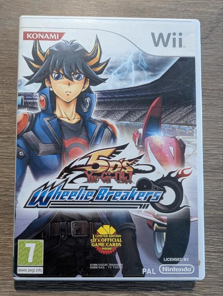 Yu-gi-oh 5D's Wheelie Breakers voor de Nintendo Wii, Spelcomputers en Games, Games | Nintendo Wii, Zo goed als nieuw, Strategie en Constructie