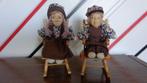 Twee grappige poppetjes met stoelen, Verzamelen, Poppen, Ophalen, Zo goed als nieuw, Pop