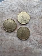 3x 50 cent van Koning Albert II (België) 1999, Postzegels en Munten, Ophalen of Verzenden