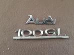 Audi 100 GL embleem emblemen diverse oud SET PRIJS, Embleem, Gebruikt, Ophalen of Verzenden, Audi