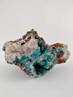 Dioptaas met kwarts, Ophalen of Verzenden, Mineraal