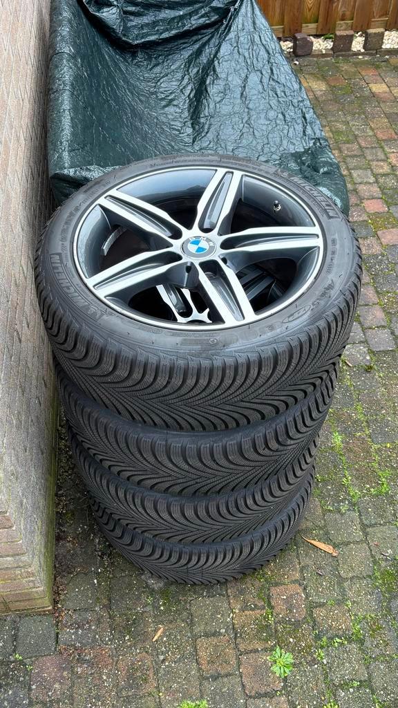 BMW M Velgen 17 inch met Michelin Alpin 5 Winterbanden, Auto-onderdelen, Banden en Velgen, Banden en Velgen, Winterbanden, 17 inch