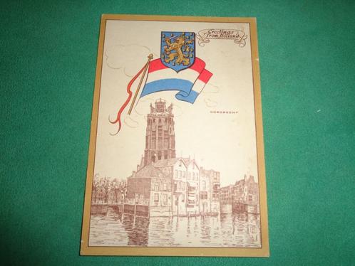 Bevrijding Dordrecht zeldzame kaart erven Lucas Bols oorlog, Verzamelen, Militaria | Tweede Wereldoorlog, Landmacht, Foto of Poster