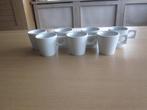 Walkure Nr8 7 witte espresso kopjes D7cm H6,5cm 90cc, Huis en Inrichting, Keuken | Servies, Ophalen of Verzenden, Zo goed als nieuw