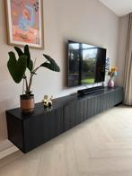 Besta tv meibel zwartbruin, Ophalen, Zo goed als nieuw, 200 cm of meer, Minder dan 100 cm