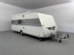 Eriba Living 560 Stapelbed Cassetteluifel Fietsendrager, Caravans en Kamperen, Caravans, Hordeur, Dwars-stapelbed, Rondzit, Bedrijf