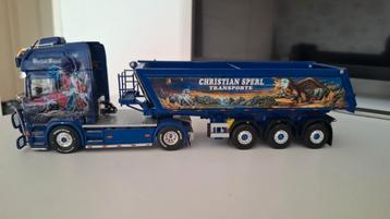 Truck met oplegger - Christian Sperl Transporte beschikbaar voor biedingen