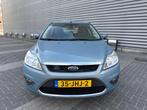 Ford Focus 1.8 Titanium 5D Flexi Fuel (bj 2009) Clima|Navi|P, Auto's, Gebruikt, 4 cilinders, Blauw, 1207 kg