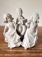 Sculptuur / bloempot - dansende en muziekmakende kinderen, Ophalen of Verzenden