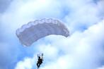 Rechthoekige parachute voor decoratie, spelen of knutselen, Hobby en Vrije tijd, Ophalen, Zo goed als nieuw, Materiaal