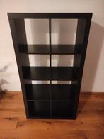 Ikea KALLAX kast 77x147cm zwart, Huis en Inrichting, Kasten | Wandmeubels, 25 tot 50 cm, Minder dan 150 cm, 100 tot 150 cm, Gebruikt