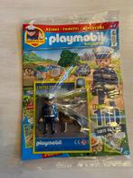 Italiaans playmobil magazine met politieman, Nieuw, Complete set, Ophalen of Verzenden