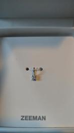 Bieden Zeeman labgrown diamant in zilveren hanger, Ophalen, Hangers, Nieuw, Met edelsteen