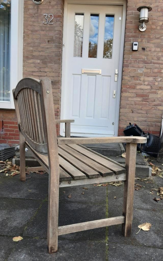 Hardhouten teakhouten tuinbank, Tuin en Terras, Tuinbanken, Hout, Ophalen