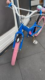 Stoere kinderfiets meisjesfiets roze blauw 20 inch, Fietsen en Brommers, Fietsen | Dames | Damesfietsen, 53 tot 56 cm, Ophalen