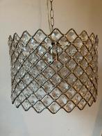 Lamp glas metaal kristal hanglamp disco diamant kroonluchter, Huis en Inrichting, Lampen | Hanglampen, Ophalen, Zo goed als nieuw