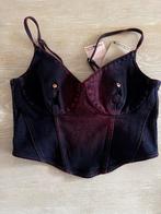 Monki top denim spijkerstof maat 40,  paars nieuw 30 euro, Kleding | Dames, Ophalen of Verzenden, Blauw