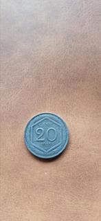 15##    Italië 20 centesimi 1918, Ophalen of Verzenden, Italië