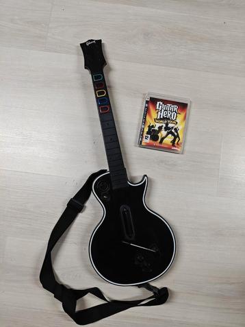 Guitar Hero gitaar + game PS3 les paul beschikbaar voor biedingen