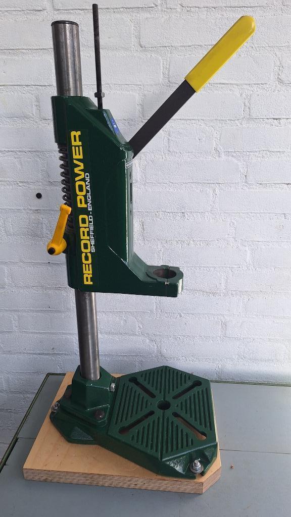 Record DMS26 boorstandaard, Doe-het-zelf en Verbouw, Gereedschap | Handgereedschap, Zo goed als nieuw, Ophalen