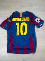 Ronaldinho barcelona gesigneerd (zeefdruk), Sport en Fitness, Voetbal, Maat L, Ophalen of Verzenden, Zo goed als nieuw, Shirt