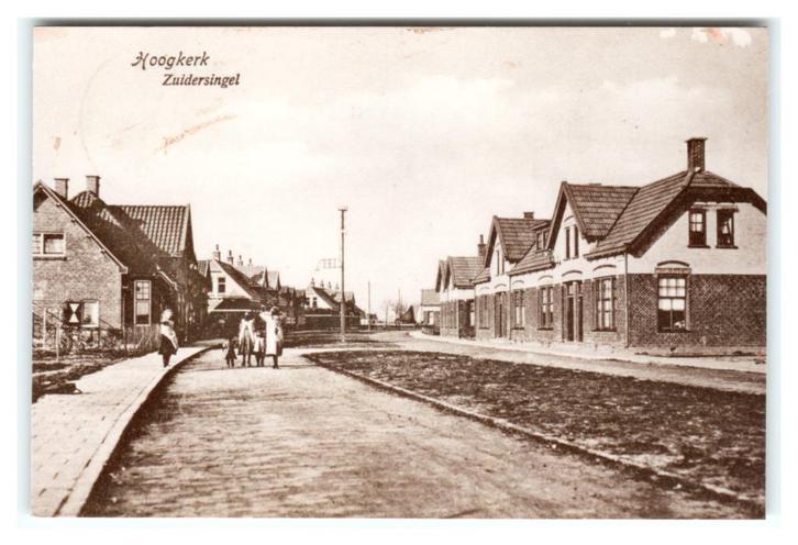 Hoogkerk, Zuidersingel. Reprint, Verzamelen, Ansichtkaarten | Nederland, Ongelopen, Groningen, 1940 tot 1960, Verzenden