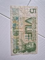 5 gulden biljet met de afbeelding van Vondel, 26 april 1966, Postzegels en Munten, Bankbiljetten | Nederland, Ophalen of Verzenden