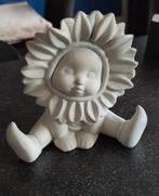 Porseleinen beeldje als zonnebloemmeisje, Ophalen of Verzenden, Nieuw, Mens