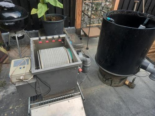 Trommelfilter met bewegendbed filter, Tuin en Terras, Vijver-toebehoren, Gebruikt, Vijverfilter, Ophalen