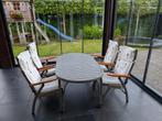 Aluminium tuinset van Preston Unimeta, Tuin en Terras, Tuinsets en Loungesets, Ophalen, Zo goed als nieuw, Aluminium