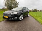 Ford Focus 1.0 Ecoboost 125pk 2015 Zwart titanium start stop, 65 €/maand, 125 pk, Zwart, Origineel Nederlands