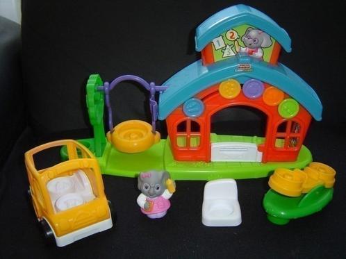 Fisher Price Little People school in zgan / nieuwstaat, Kinderen en Baby's, Speelgoed | Fisher-Price, Zo goed als nieuw, Speelset